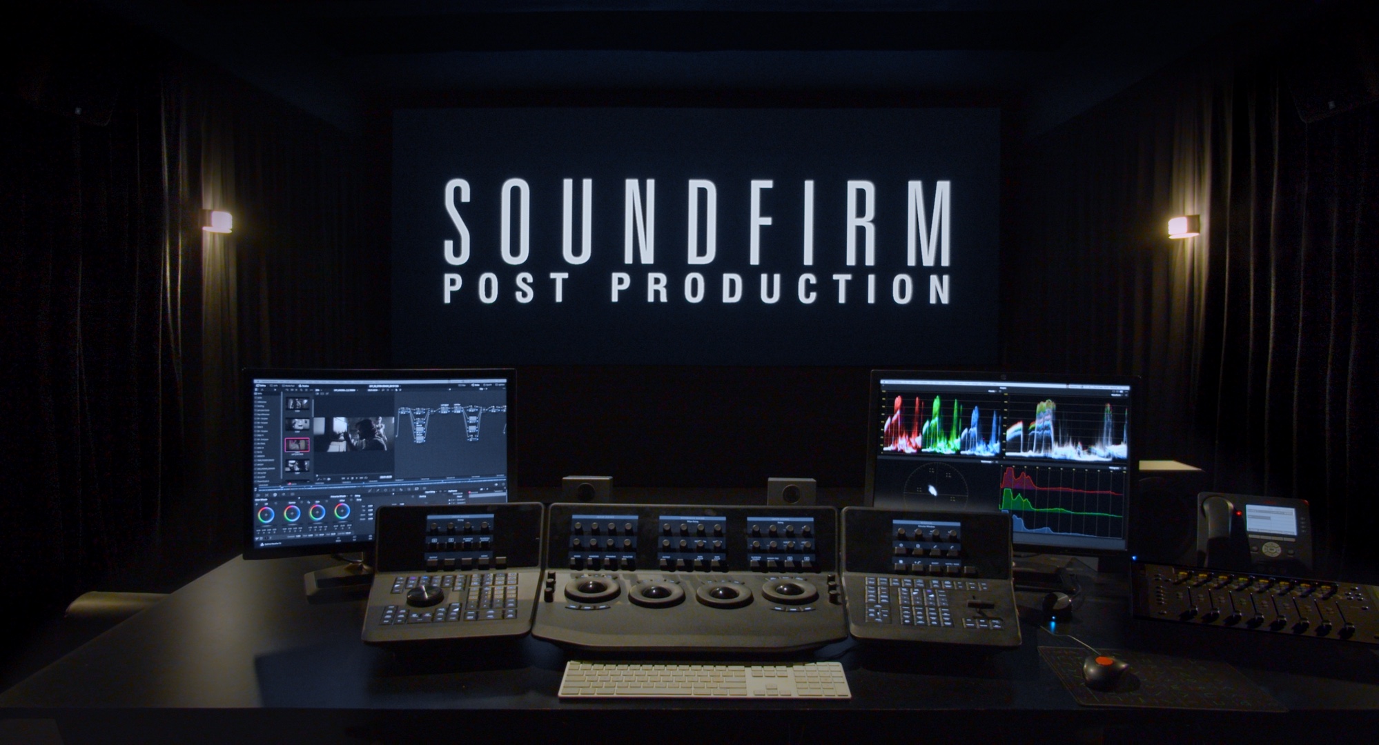 Soundfirm Post Production Online Editing, Colour Grade, VFX & Data